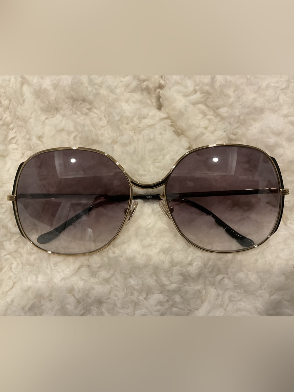 Cutler And Gross Women’s Retro Gold Sunglasses